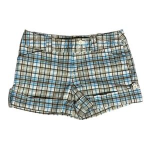 Tracy Evans Plaid Shorts